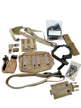 US Military Tactical Gear Accessory Lot of Mixed Items. New